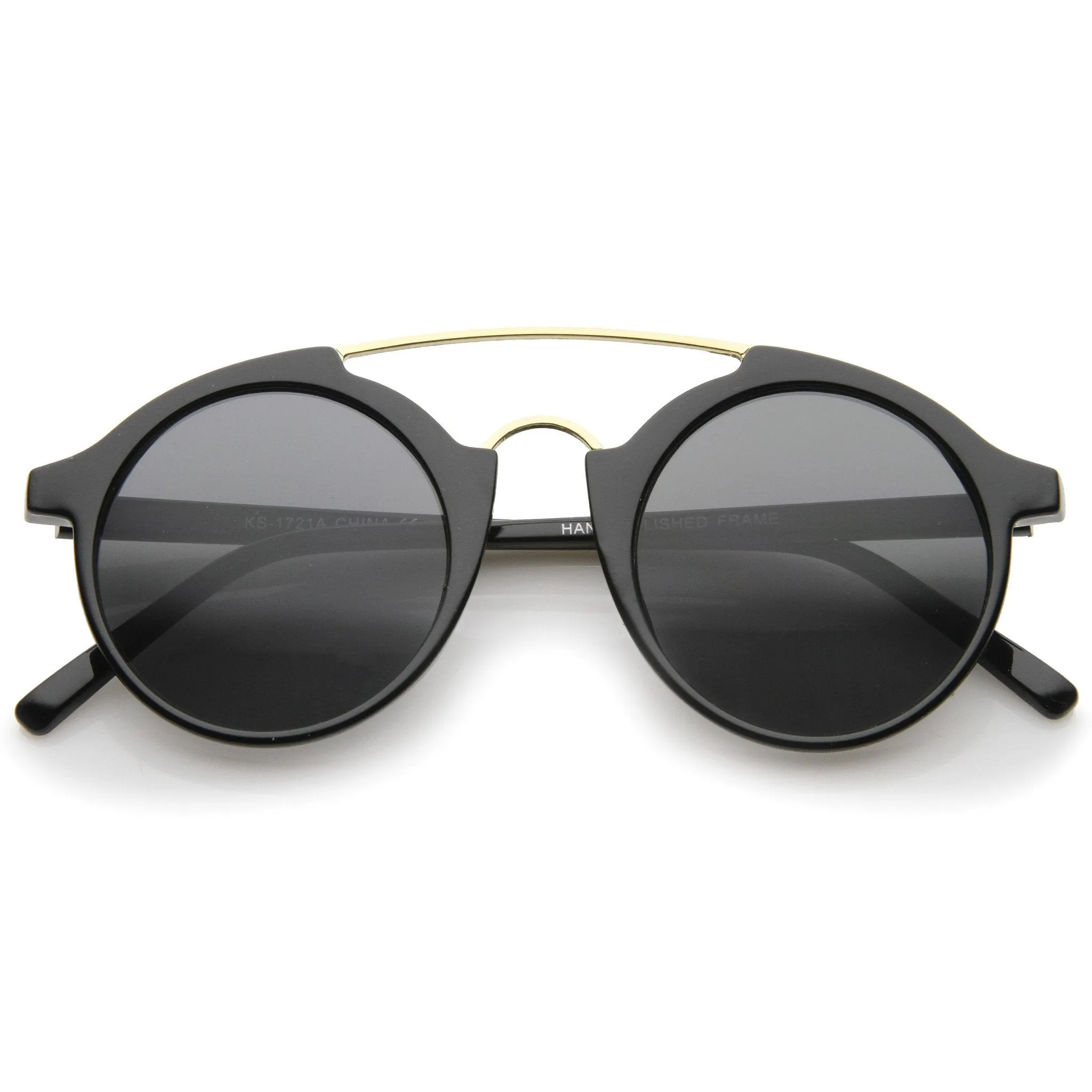 Retro Hipster Dapper Round Sunglasses A193 sold by ZeroUV