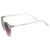 Retro Modern Crystal Frame Burned Lens Sunglasses A297 sold by ZeroUV