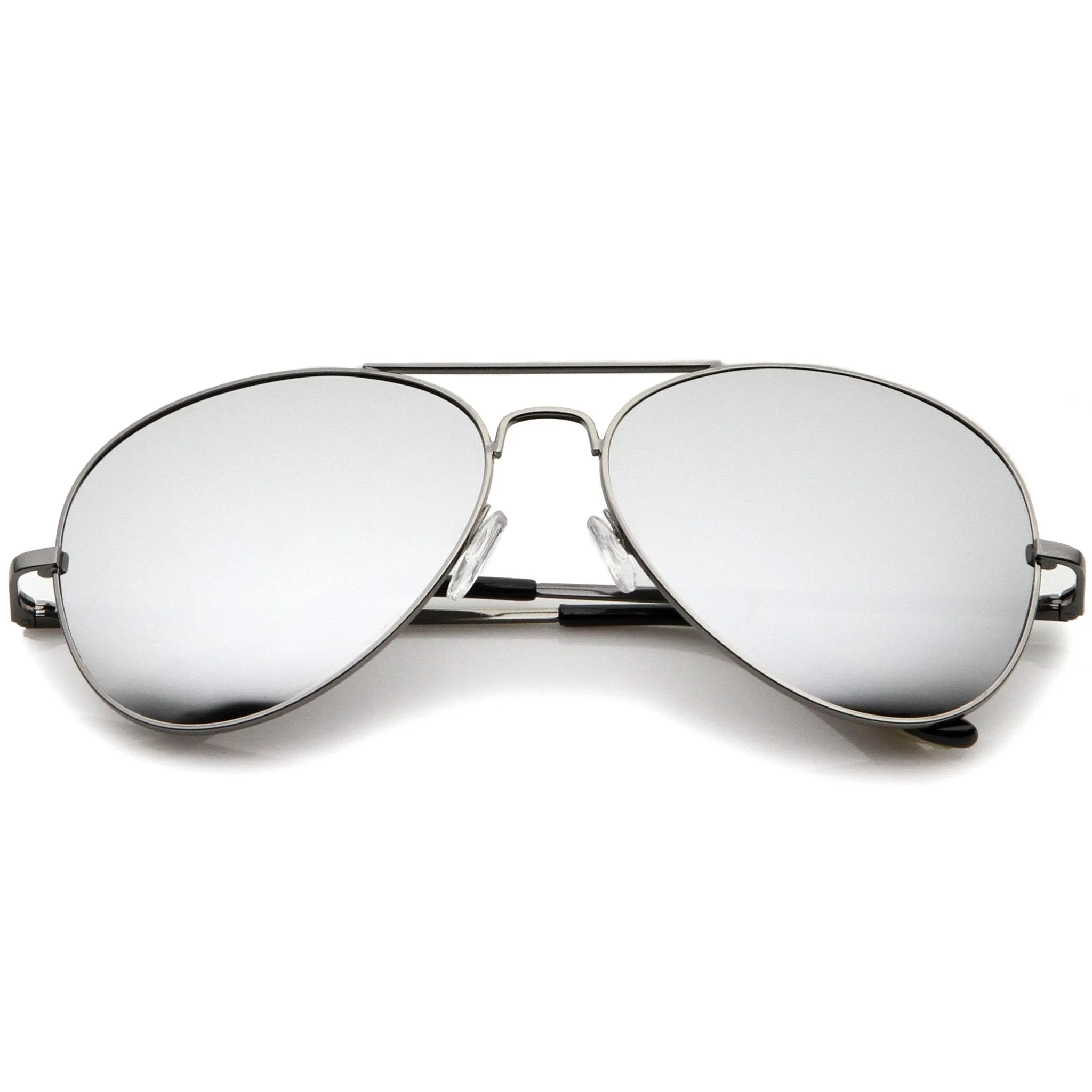 Retro Classic Celebrity Mirrored Lens Metal Aviator Sunglasses 1375 sold by ZeroUV product image thumbnail 2
