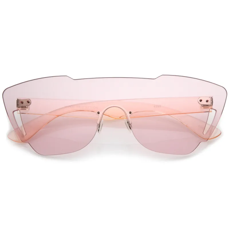 Futuristic Modern Disco Mono Lens Sunglasses C257 sold by ZeroUV