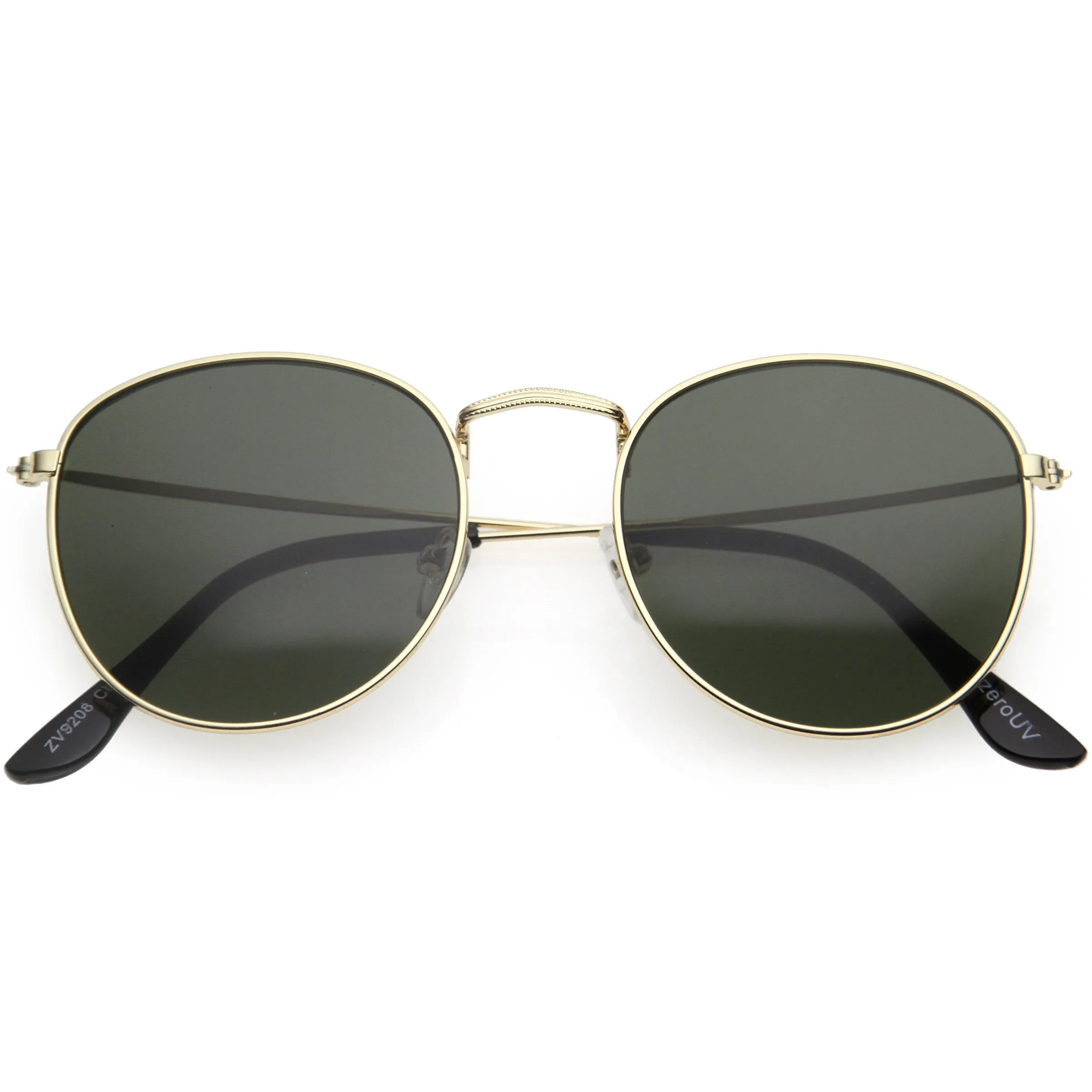 Vintage Indie Classic Round Metal Sunglasses 9976 sold by ZeroUV
