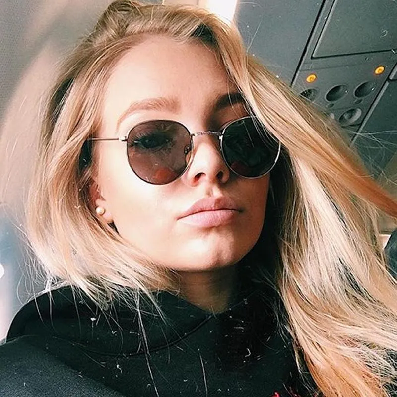 Vintage Indie Classic Round Metal Sunglasses 9976 sold by ZeroUV product image thumbnail 2