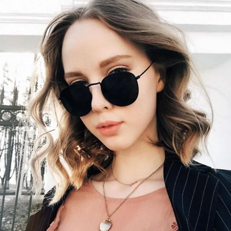 Vintage Indie Classic Round Metal Sunglasses 9976 sold by ZeroUV product image thumbnail 3