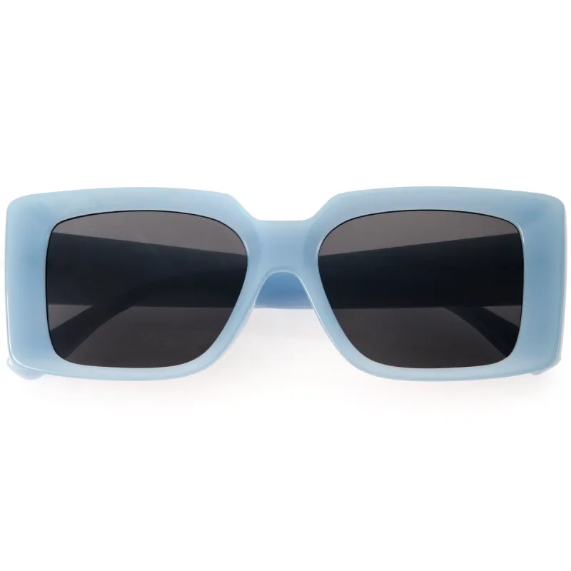 Chunky Retro Glam Medium Square Sunglasses D302 sold by ZeroUV