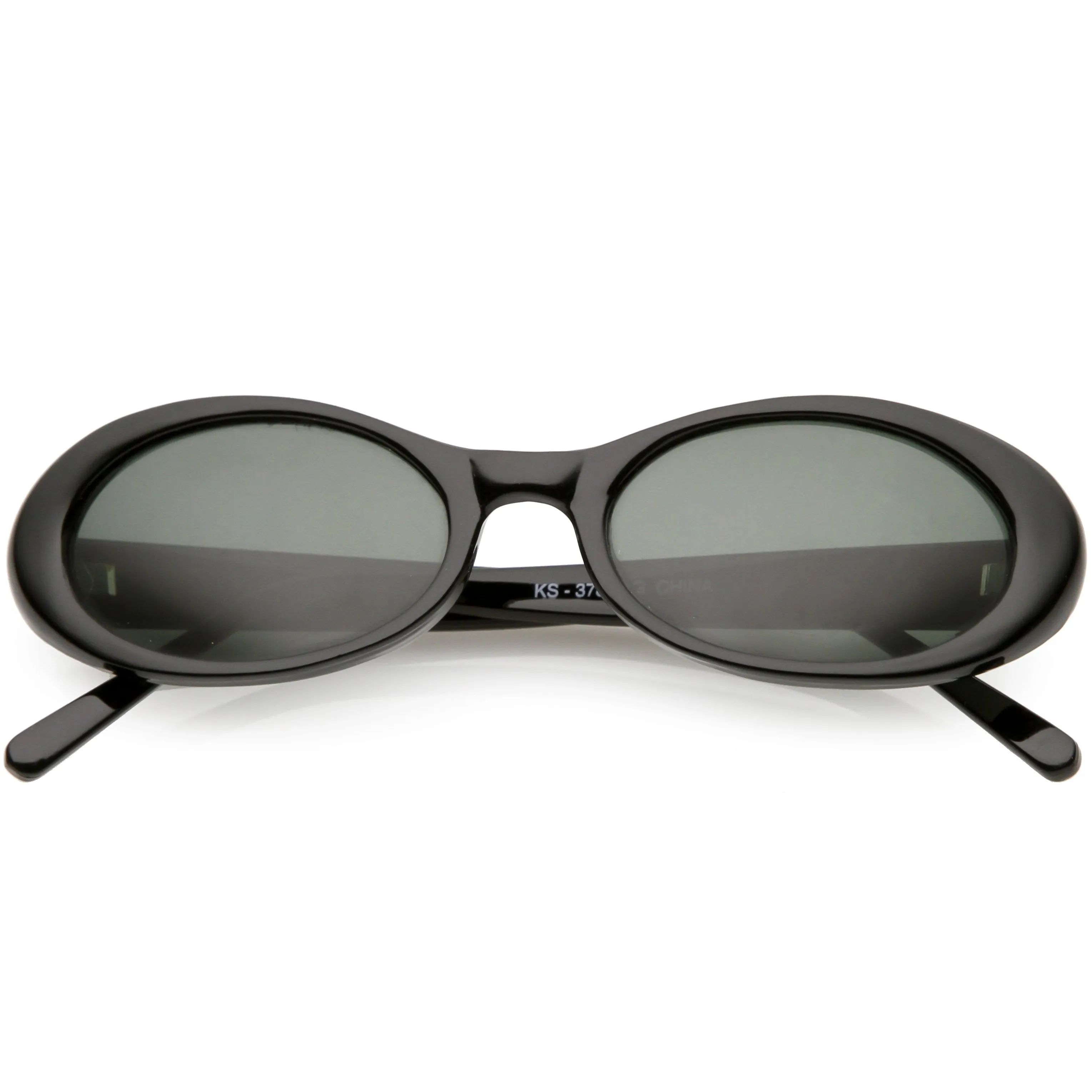 Small Retro True Vintage 1990's Oval Round Clout Sunglasses C653 sold by ZeroUV product image thumbnail 4