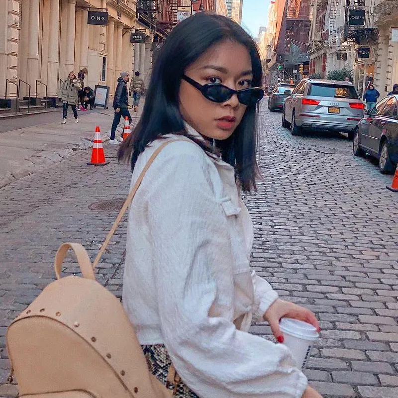 Small Retro True Vintage 1990's Oval Round Clout Sunglasses C653 sold by ZeroUV product image thumbnail 3