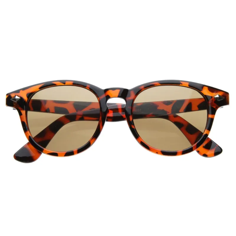 Retro Dapper P3 Key Hole Horned Rim Sunglasses 8308 sold by ZeroUV