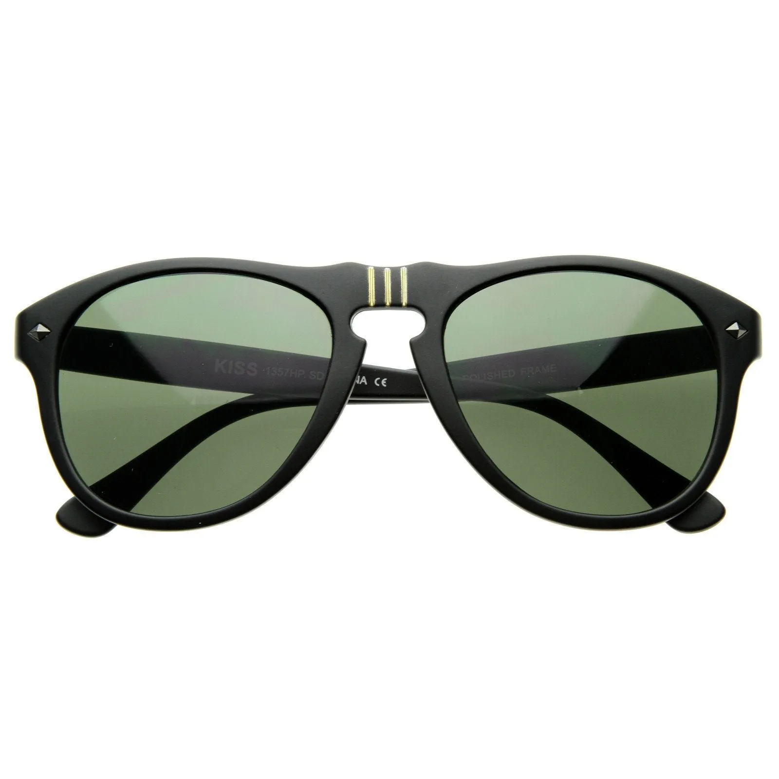 Mens Celebrity European Retro Aviator Sunglasses 8168 sold by ZeroUV