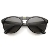 Mens Celebrity European Retro Aviator Sunglasses 8168 sold by ZeroUV