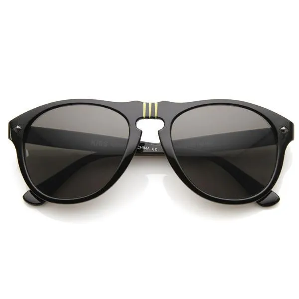 Mens Celebrity European Retro Aviator Sunglasses 8168 sold by ZeroUV product image thumbnail 3