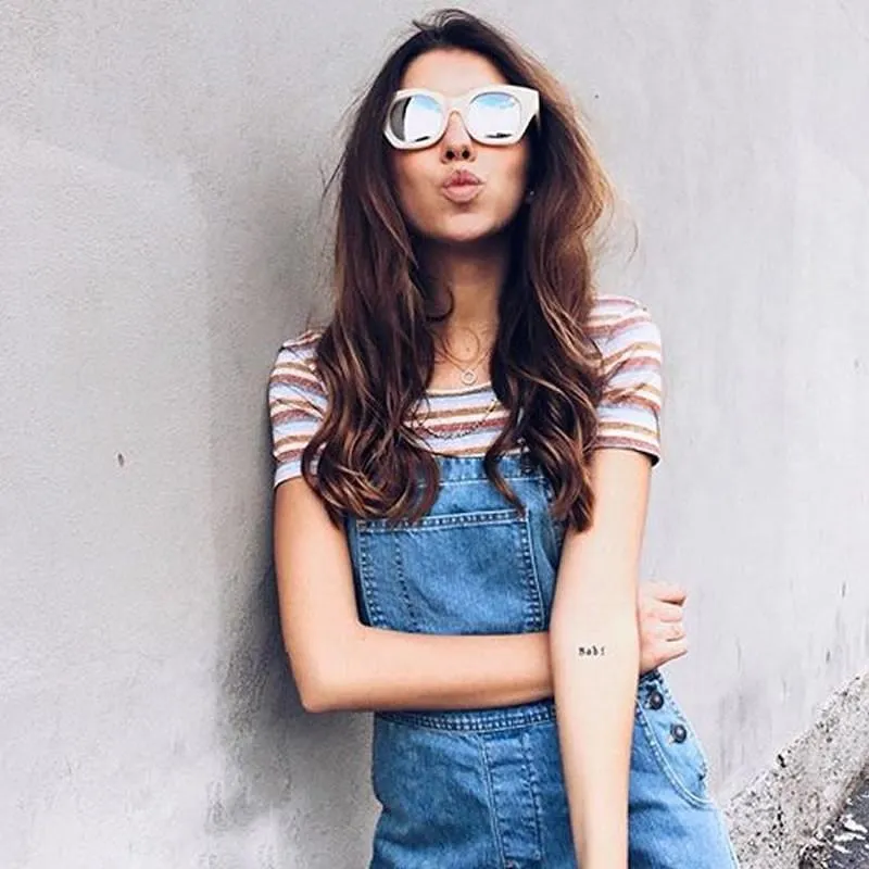 Oversize Indie Bold Frame Mirrored Lens Sunglasses 9983 sold by ZeroUV product image thumbnail 5