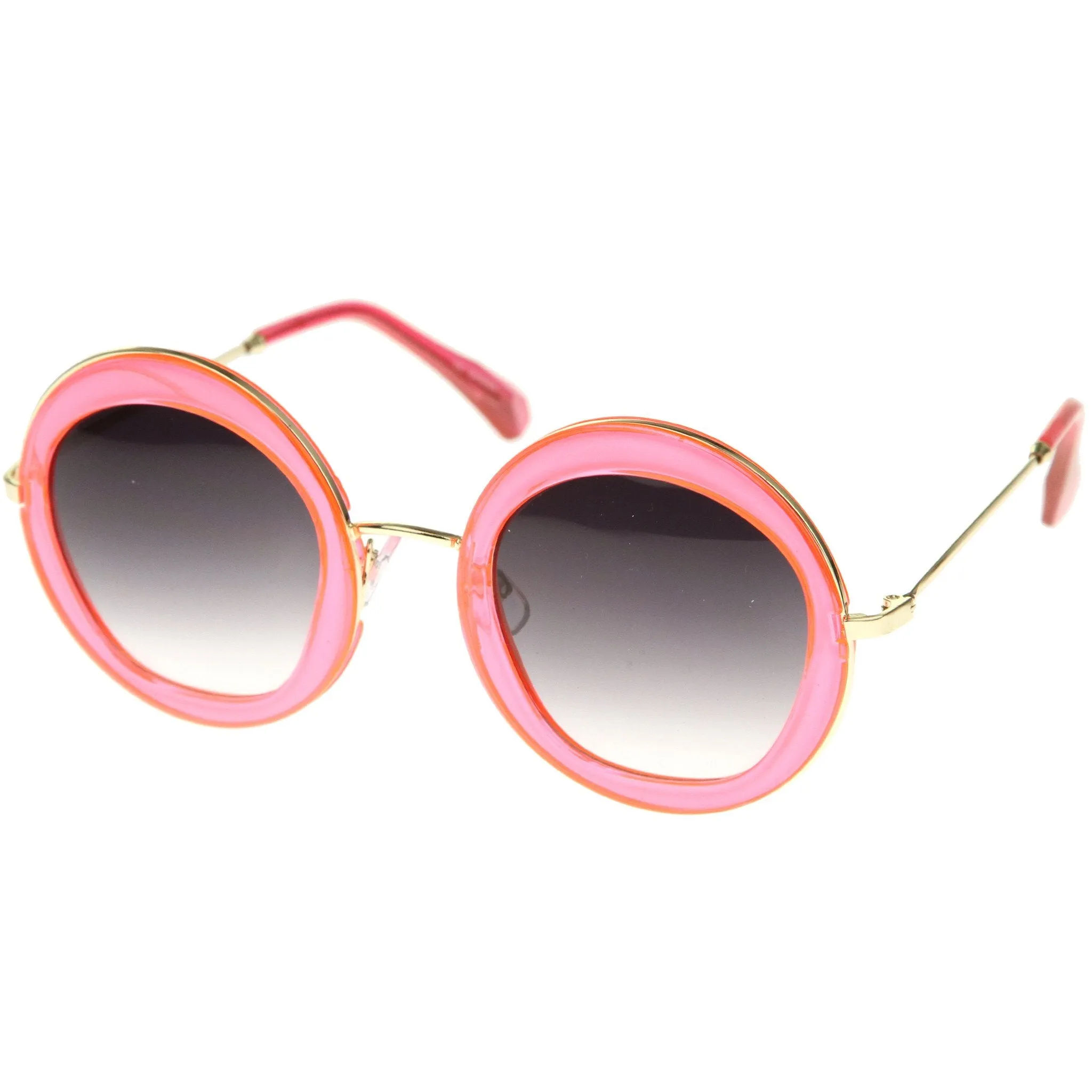 Women's Retro Penta Cut Gradient Lens Sunglasses A135 sold by ZeroUV product image thumbnail 5