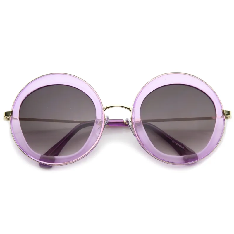 Women's Retro Penta Cut Gradient Lens Sunglasses A135 sold by ZeroUV