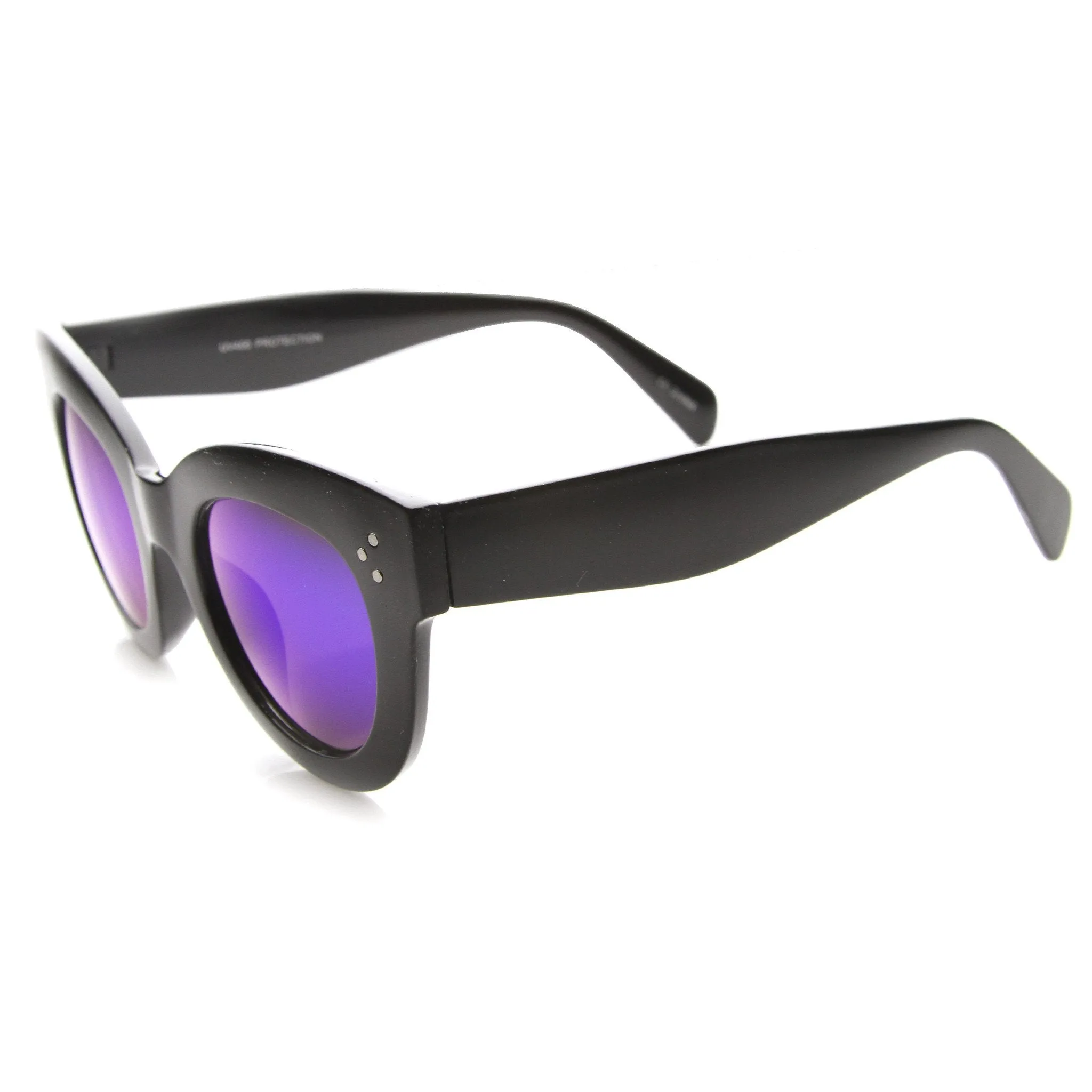 Oversize Women's Cat Eye Mirror Lens Sunglasses 9852 sold by ZeroUV product image thumbnail 3