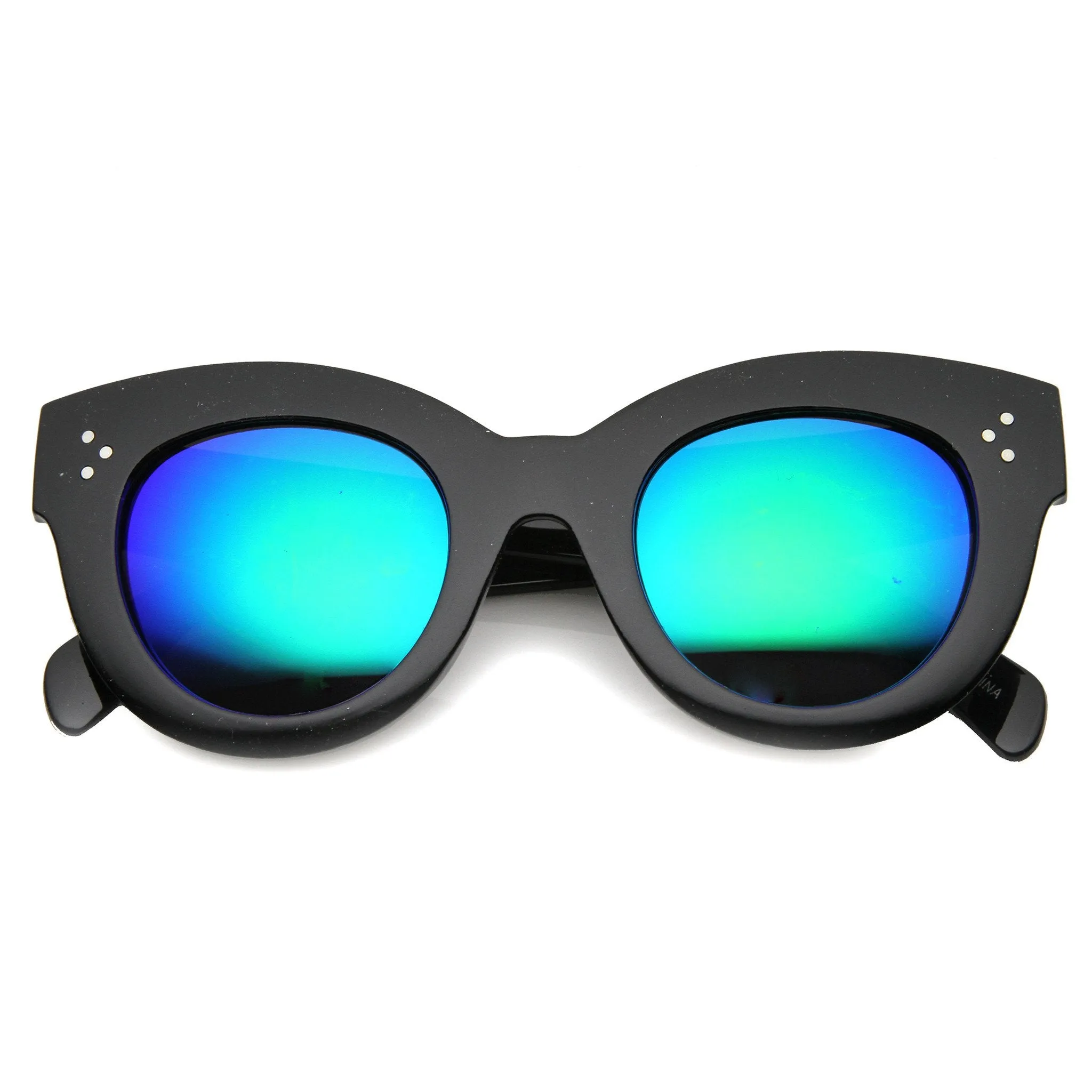 Oversize Women's Cat Eye Mirror Lens Sunglasses 9852 sold by ZeroUV