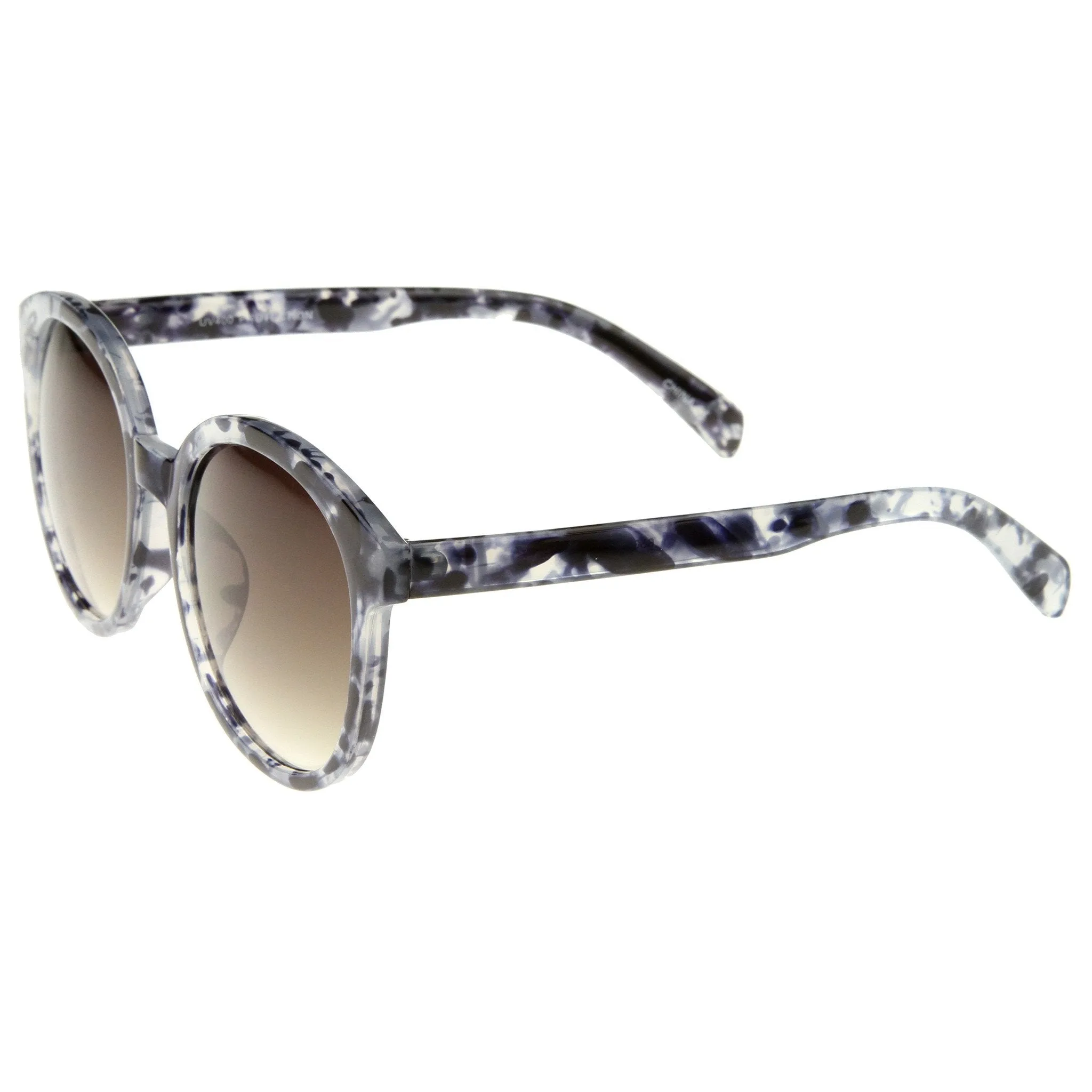Women's Round Marble Print P3 Sunglasses A054 sold by ZeroUV product image thumbnail 5