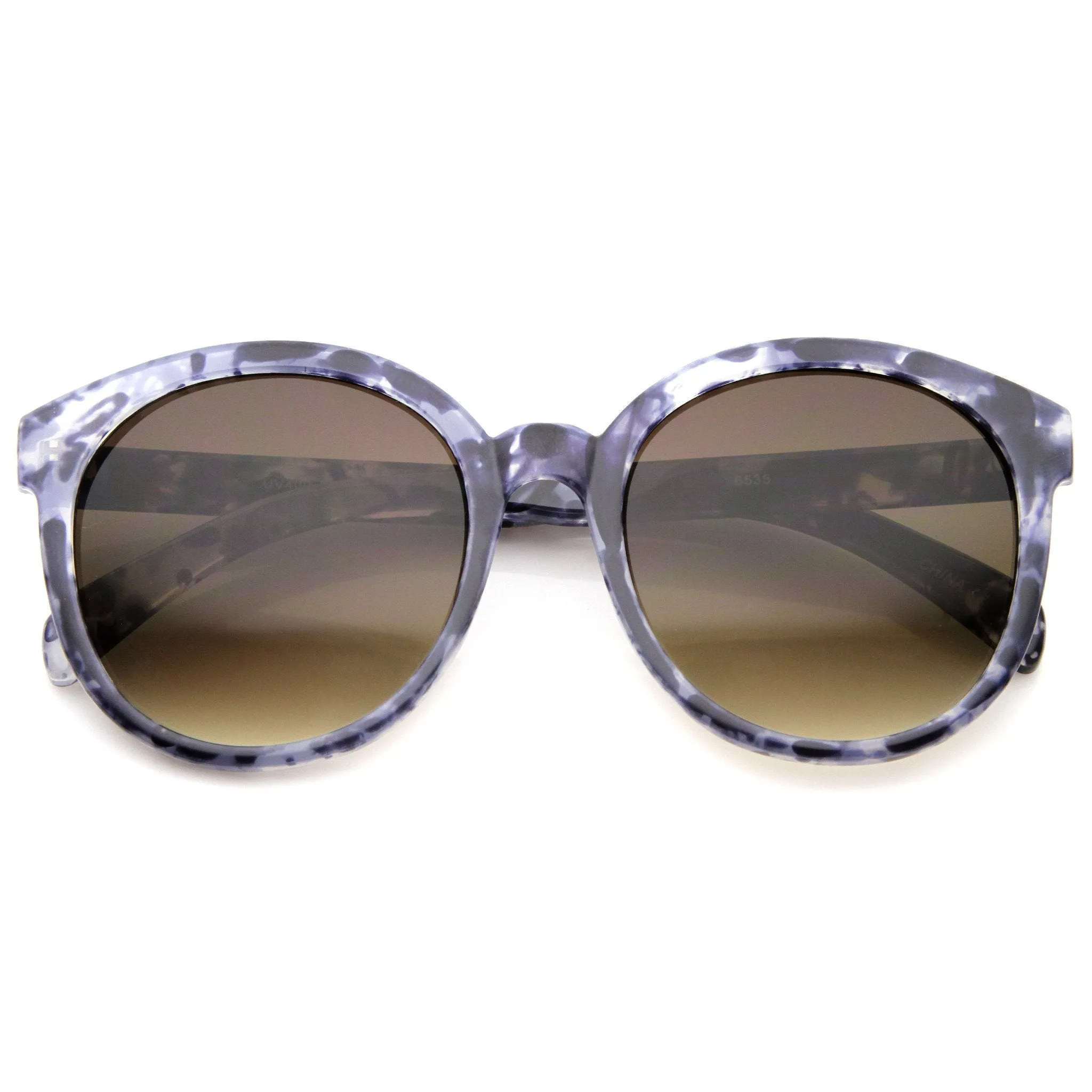 Women's Round Marble Print P3 Sunglasses A054 sold by ZeroUV product image thumbnail 3