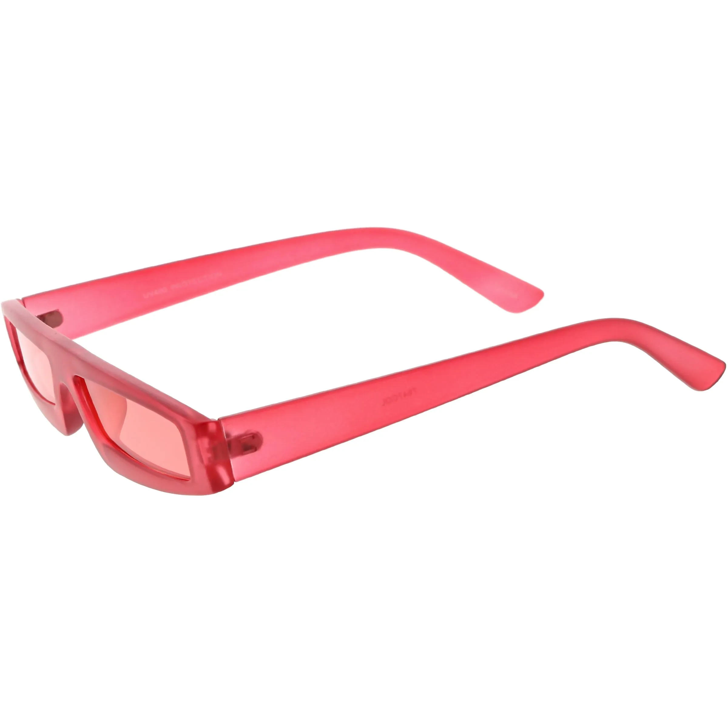 Retro 1990's Transparent Frosted Color Movie Sunglasses C948 sold by ZeroUV product image thumbnail 3