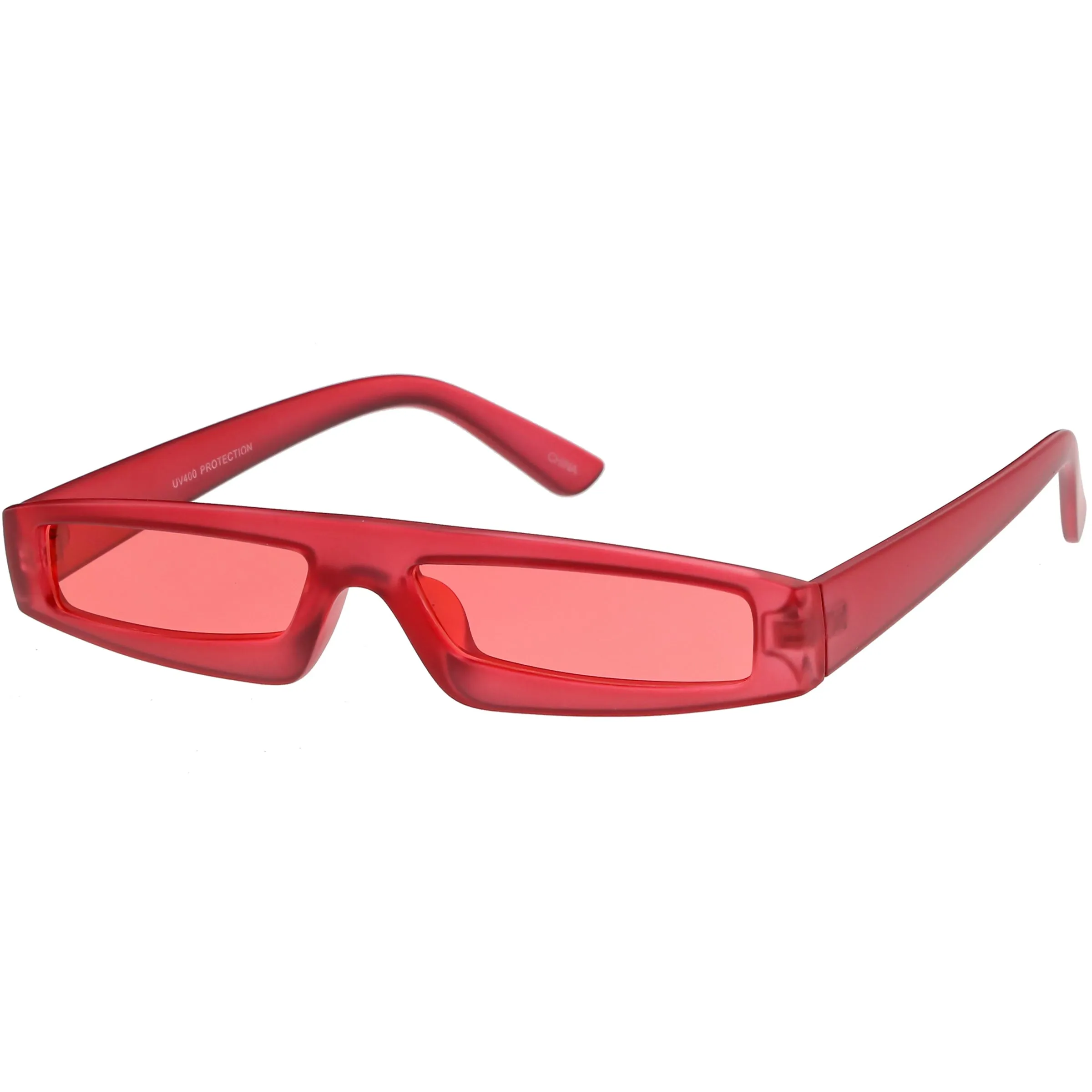 Retro 1990's Transparent Frosted Color Movie Sunglasses C948 sold by ZeroUV product image thumbnail 2