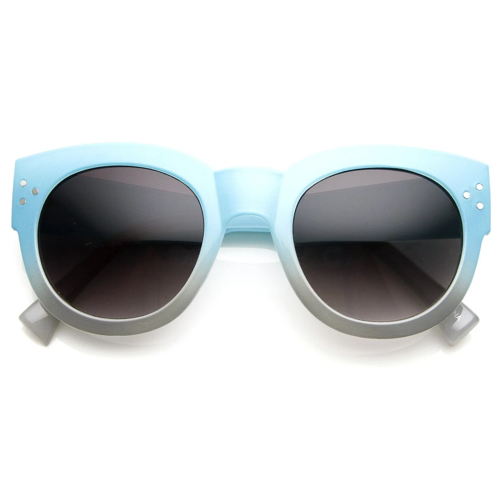 Retro Pool Beach Summer 2 Tone Oversize Sunglasses 8948 sold by ZeroUV product image thumbnail 3