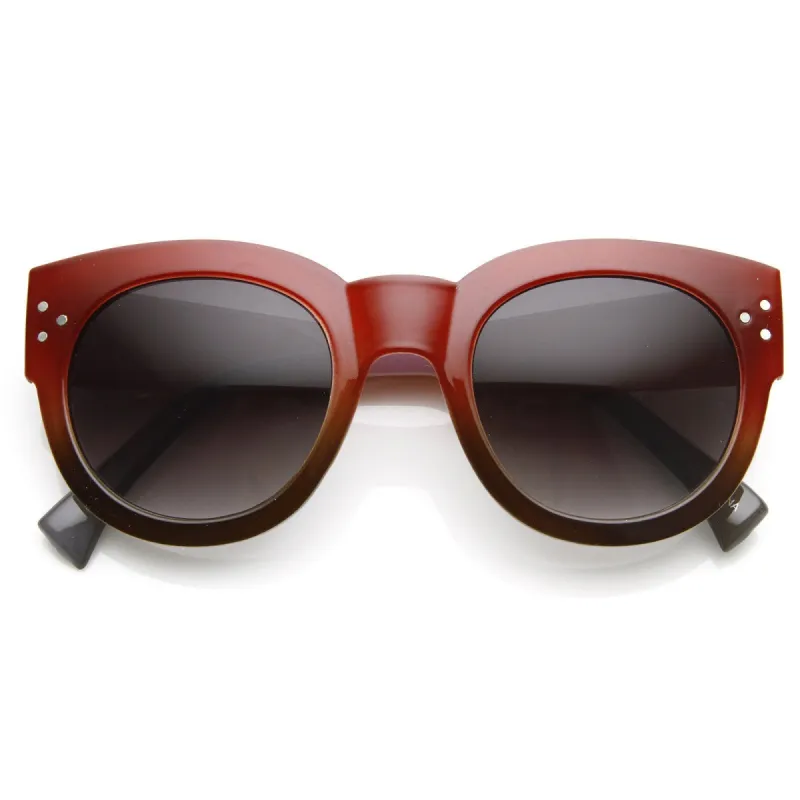 Retro Pool Beach Summer 2 Tone Oversize Sunglasses 8948 sold by ZeroUV