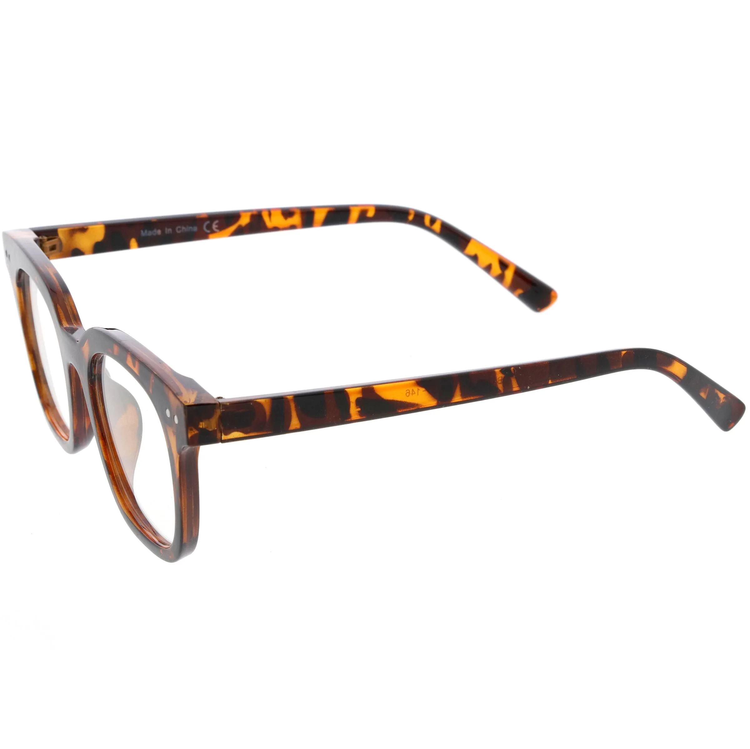 Everyday Retro Classic Horn Rimmed Blue Light Blocking Glasses D085 sold by ZeroUV product image thumbnail 5