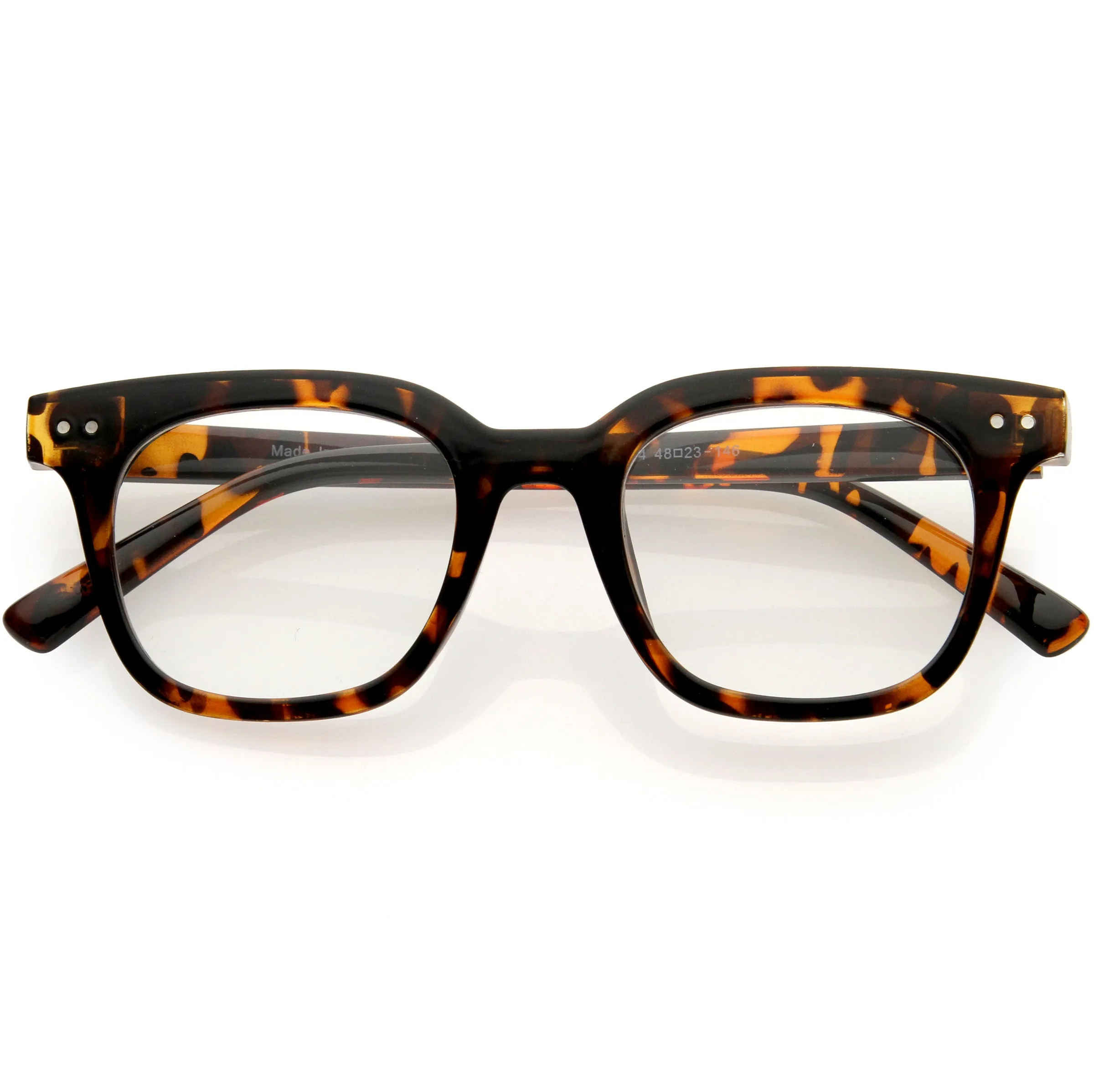 Everyday Retro Classic Horn Rimmed Blue Light Blocking Glasses D085 sold by ZeroUV product image thumbnail 3