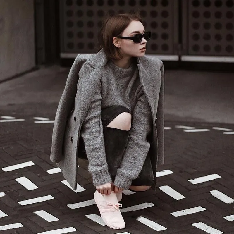 Retro Bold Deep Inset Rectangle Flat Lens Sunglasses C525 sold by ZeroUV product image thumbnail 4