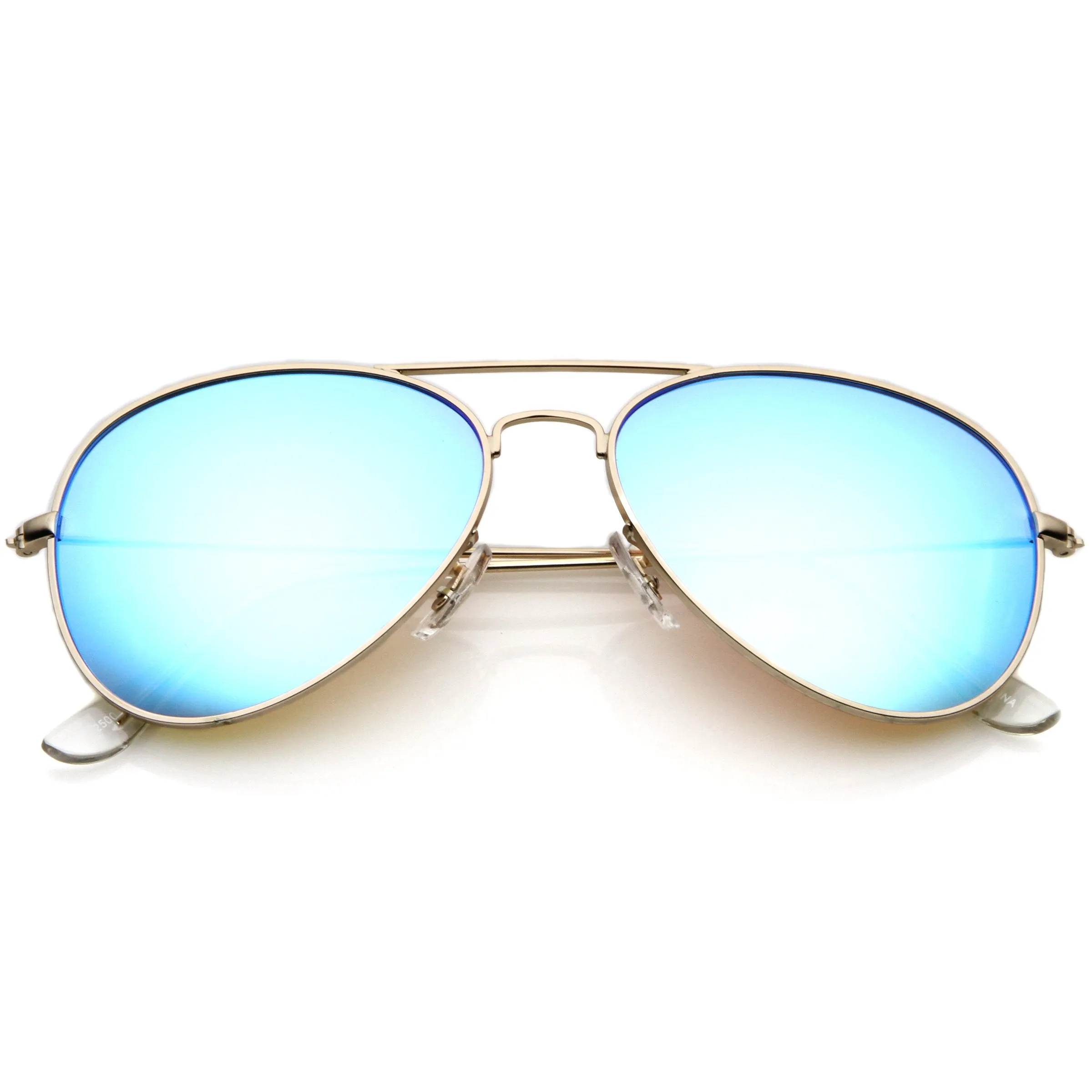 Premium Nickel Plated Frame Multi-Coated Mirror Lens Aviator Sunglasses A284 sold by ZeroUV product image thumbnail 5