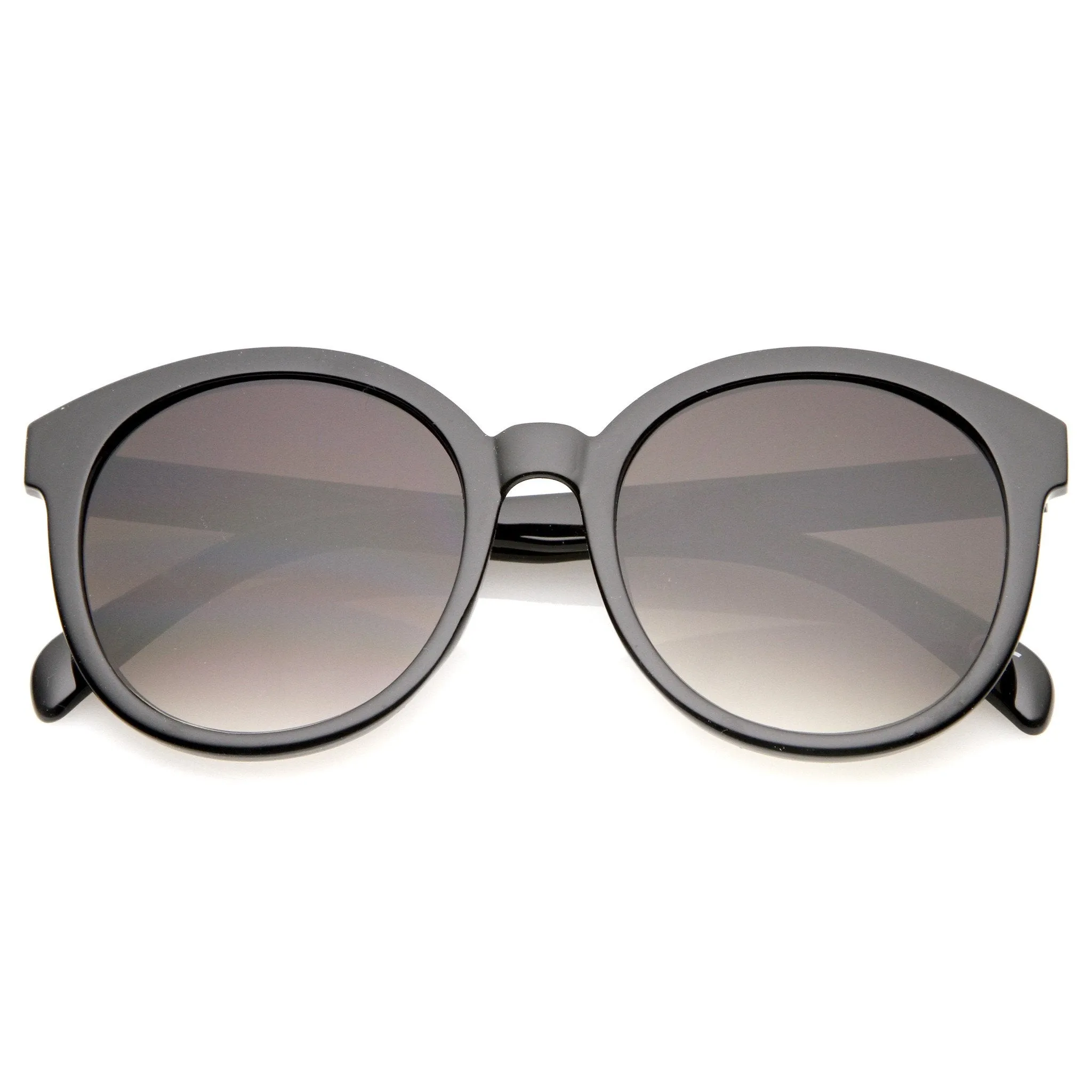 Women's Retro Round Horned Rim Sunglasses A467 sold by ZeroUV product image thumbnail 5