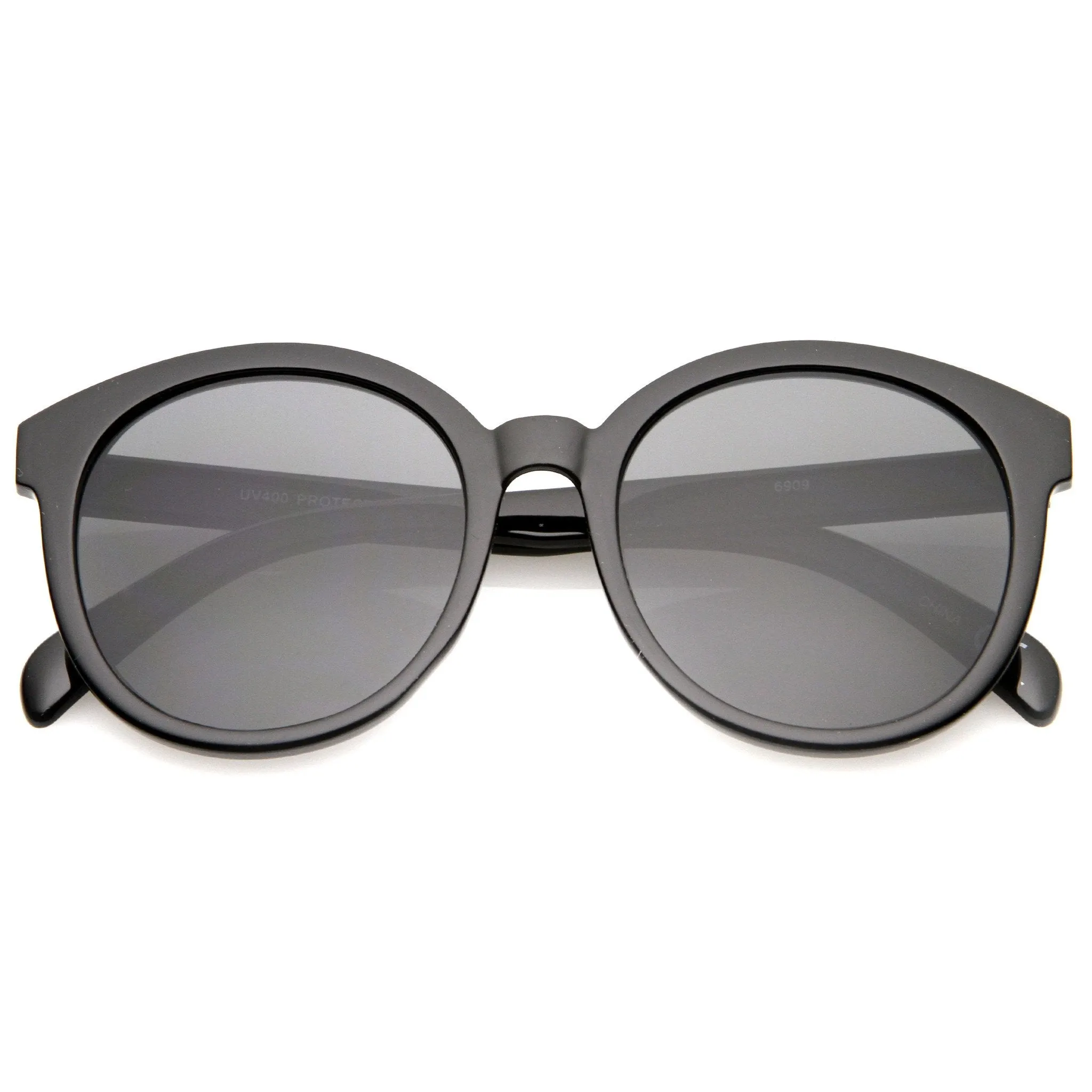 Women's Retro Round Horned Rim Sunglasses A467 sold by ZeroUV