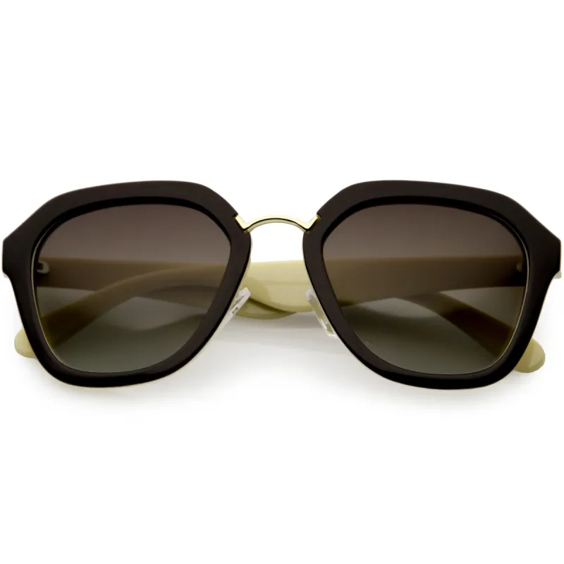 Women's Oversize Designer Geometric Polarized Lens Sunglasses C895 sold by ZeroUV