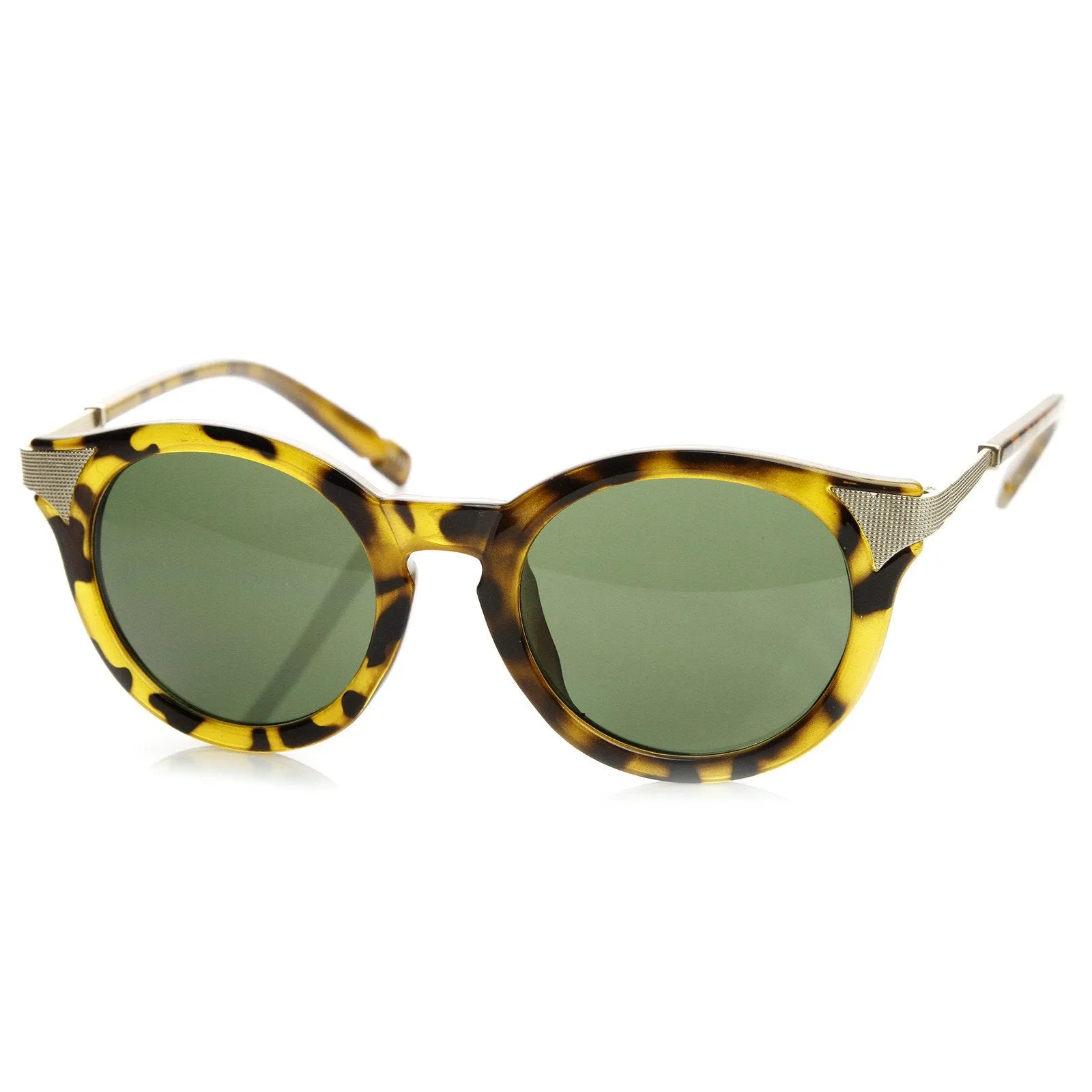 Womens Retro P3 Round Circle Fashion Cat Eye Sunglasses 8986 sold by ZeroUV product image thumbnail 4