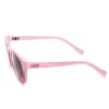 Womens Retro Colorful Pastel P3 Horned Rim Keyhole Sunglasses 9104 sold by ZeroUV