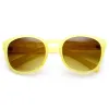 Womens Retro Colorful Pastel P3 Horned Rim Keyhole Sunglasses 9104 sold by ZeroUV
