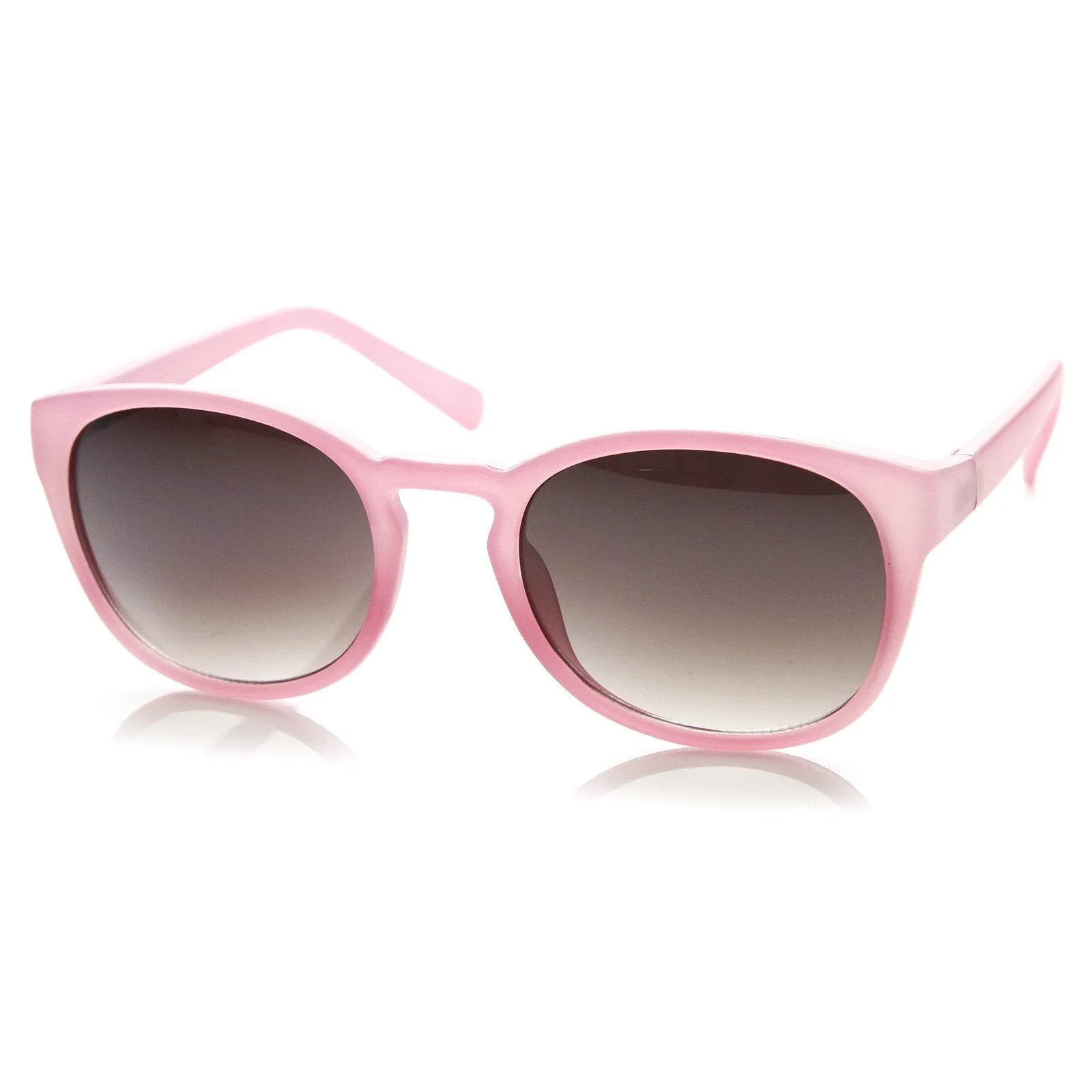 Womens Retro Colorful Pastel P3 Horned Rim Keyhole Sunglasses 9104 sold by ZeroUV product image thumbnail 4