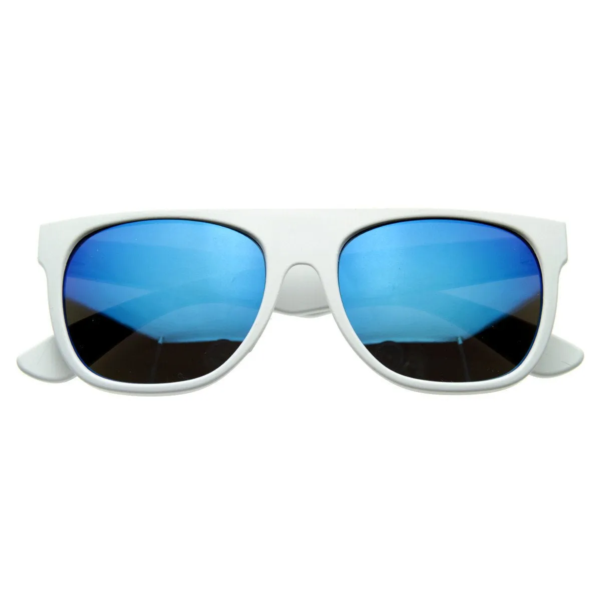 Super Flat Top Mirrored Lens Sunglasses 8090 sold by ZeroUV product image thumbnail 2