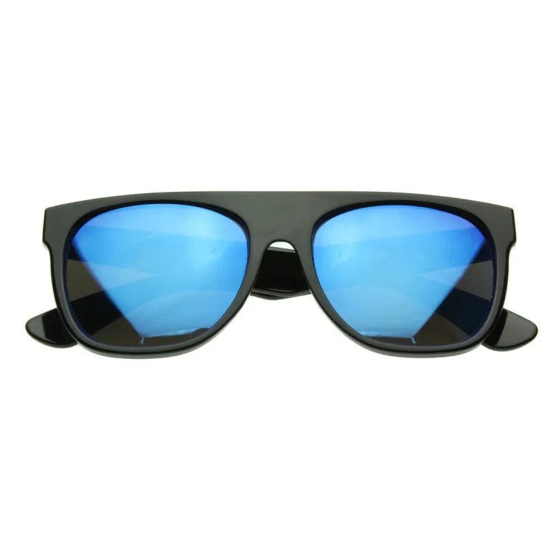 Super Flat Top Mirrored Lens Sunglasses 8090 sold by ZeroUV
