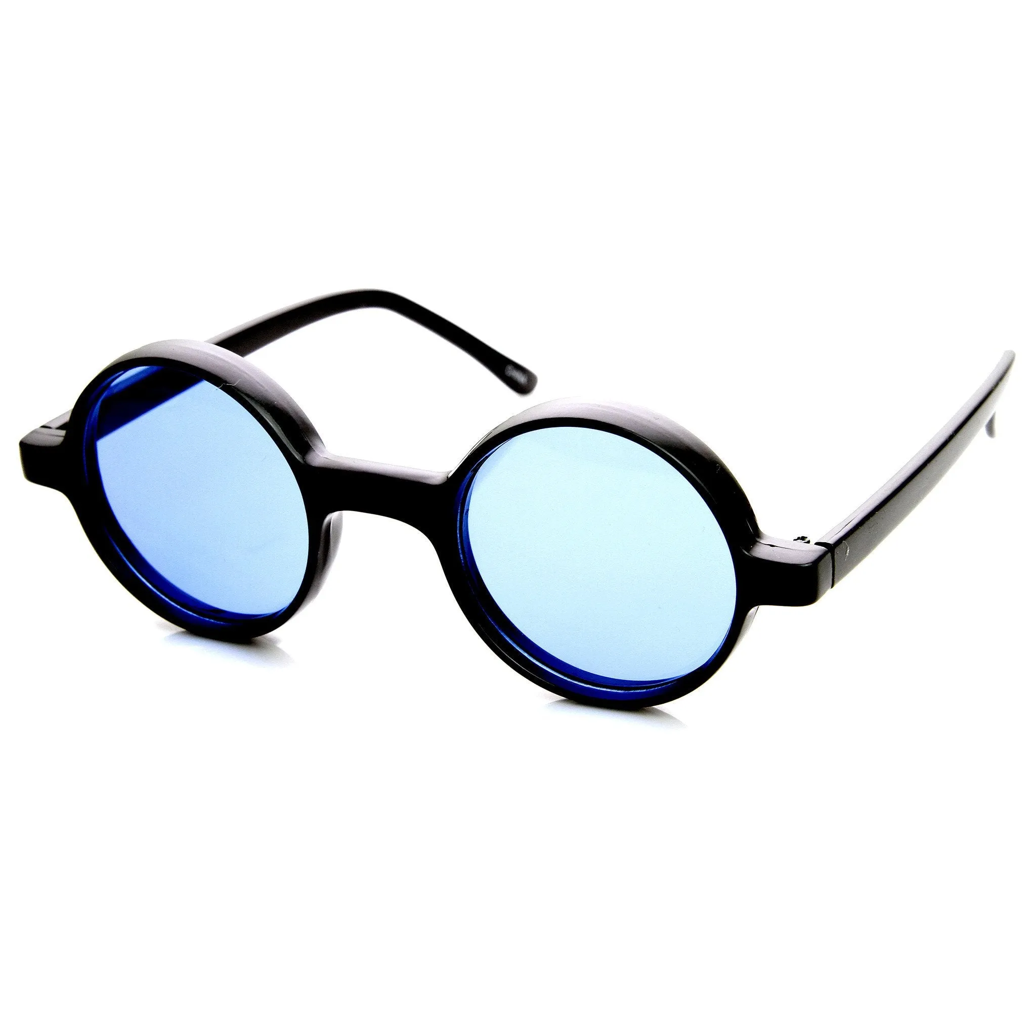 Small Retro Round Lennon Style Color Lens Sunglasses 8631 sold by ZeroUV product image thumbnail 4