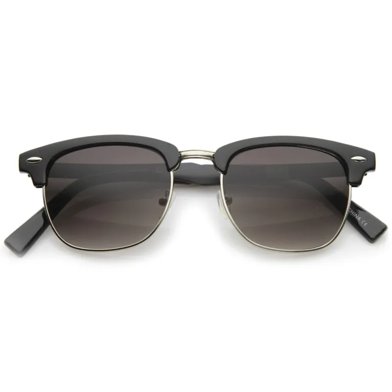 Vintage Half Frame Horned Rim Sunglasses A024 sold by ZeroUV