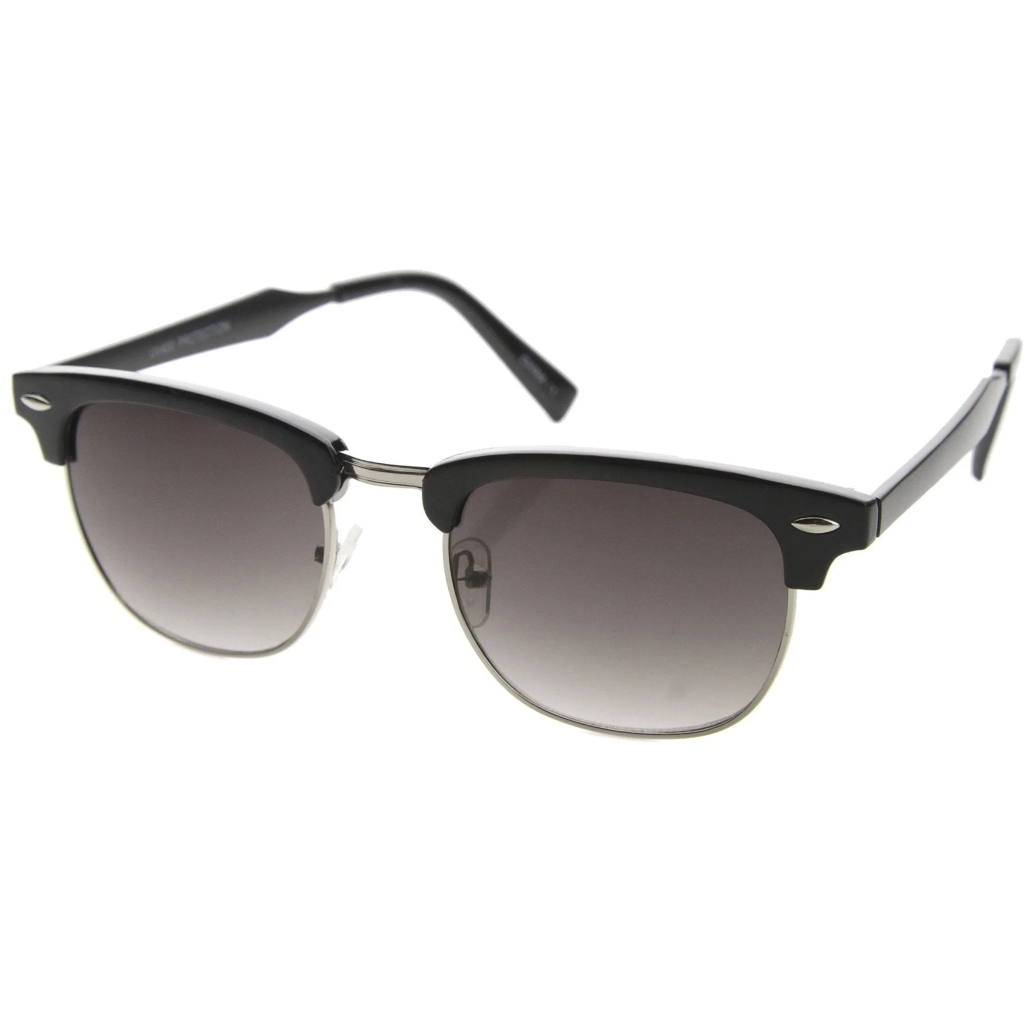 Vintage Half Frame Horned Rim Sunglasses A024 sold by ZeroUV product image thumbnail 2