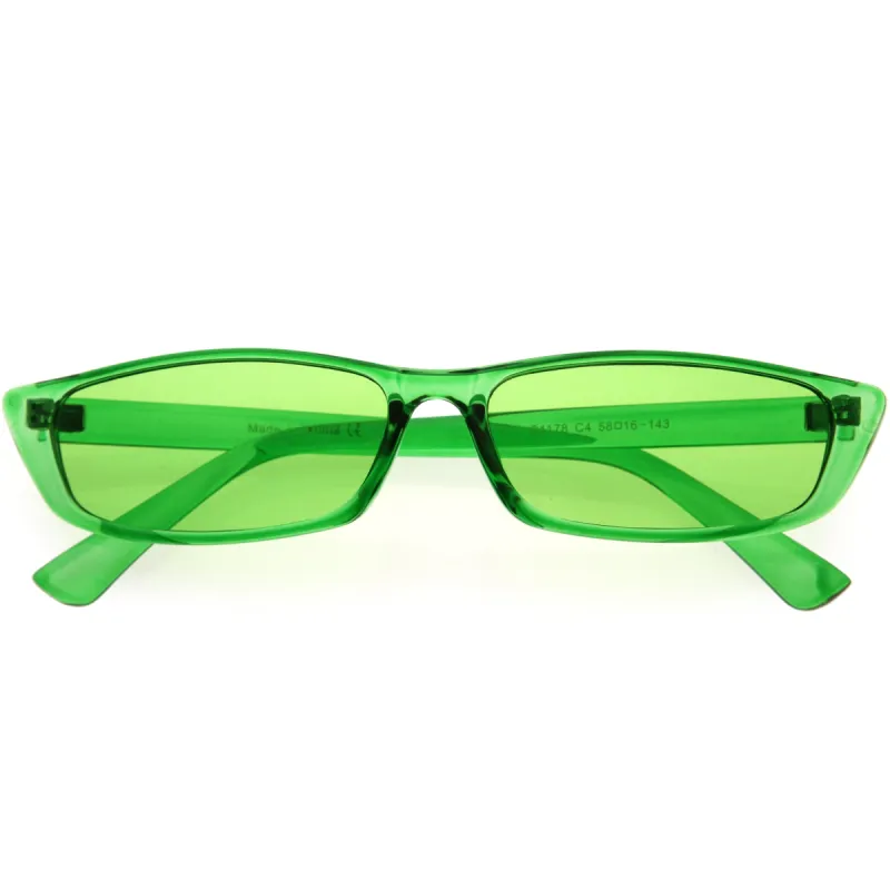 Micro Retro Vintage-Inspired 90s Square Sunglasses D304 sold by ZeroUV