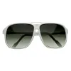 Large Retro Nerd Square Aviator Block Sunglasses 2841 sold by ZeroUV