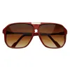 Large Retro Nerd Square Aviator Block Sunglasses 2841 sold by ZeroUV