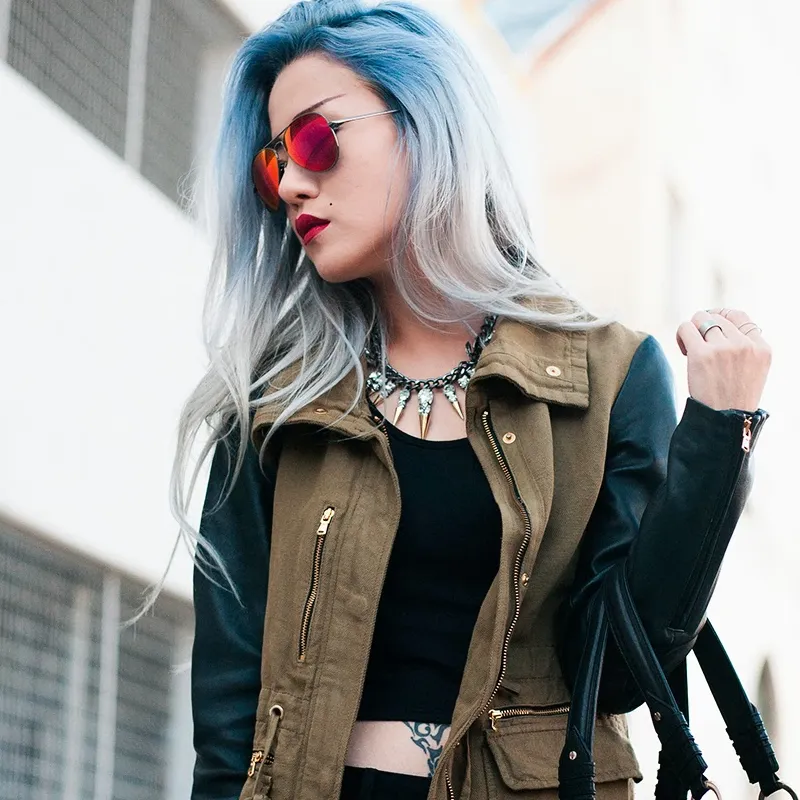 Premium Retro Flash Color Mirrored Lens Aviator Sunglasses sold by ZeroUV product image thumbnail 3