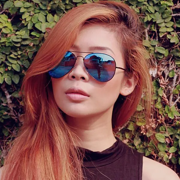 Premium Retro Flash Color Mirrored Lens Aviator Sunglasses sold by ZeroUV product image thumbnail 5