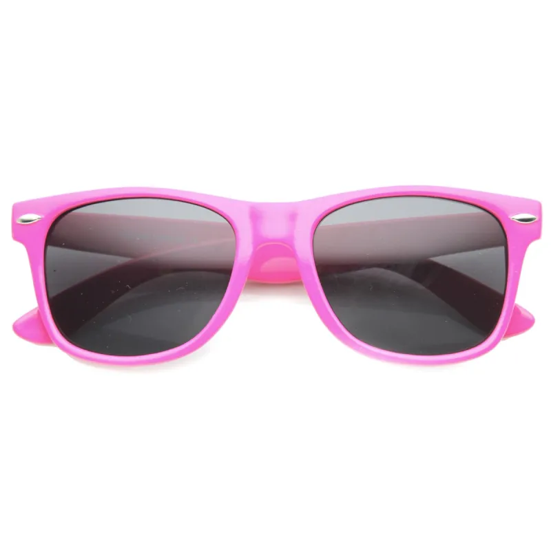 Retro Colorful Horned Rim Sunglasses 9879 sold by ZeroUV