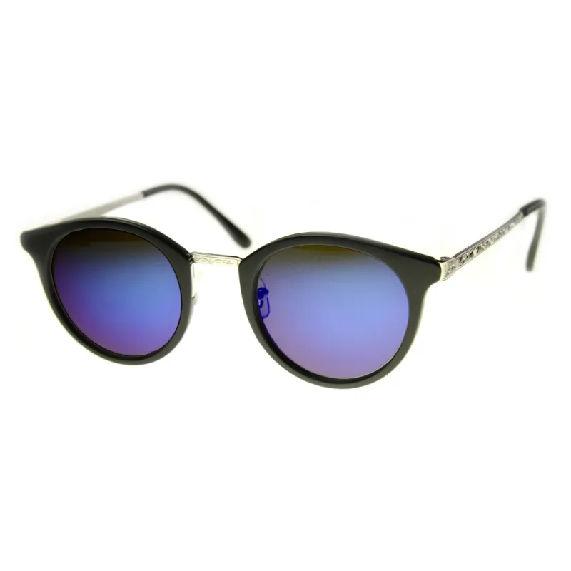 Vintage Dapper P3 Horned Rim Mirror Lens Sunglasses 9617 sold by ZeroUV
