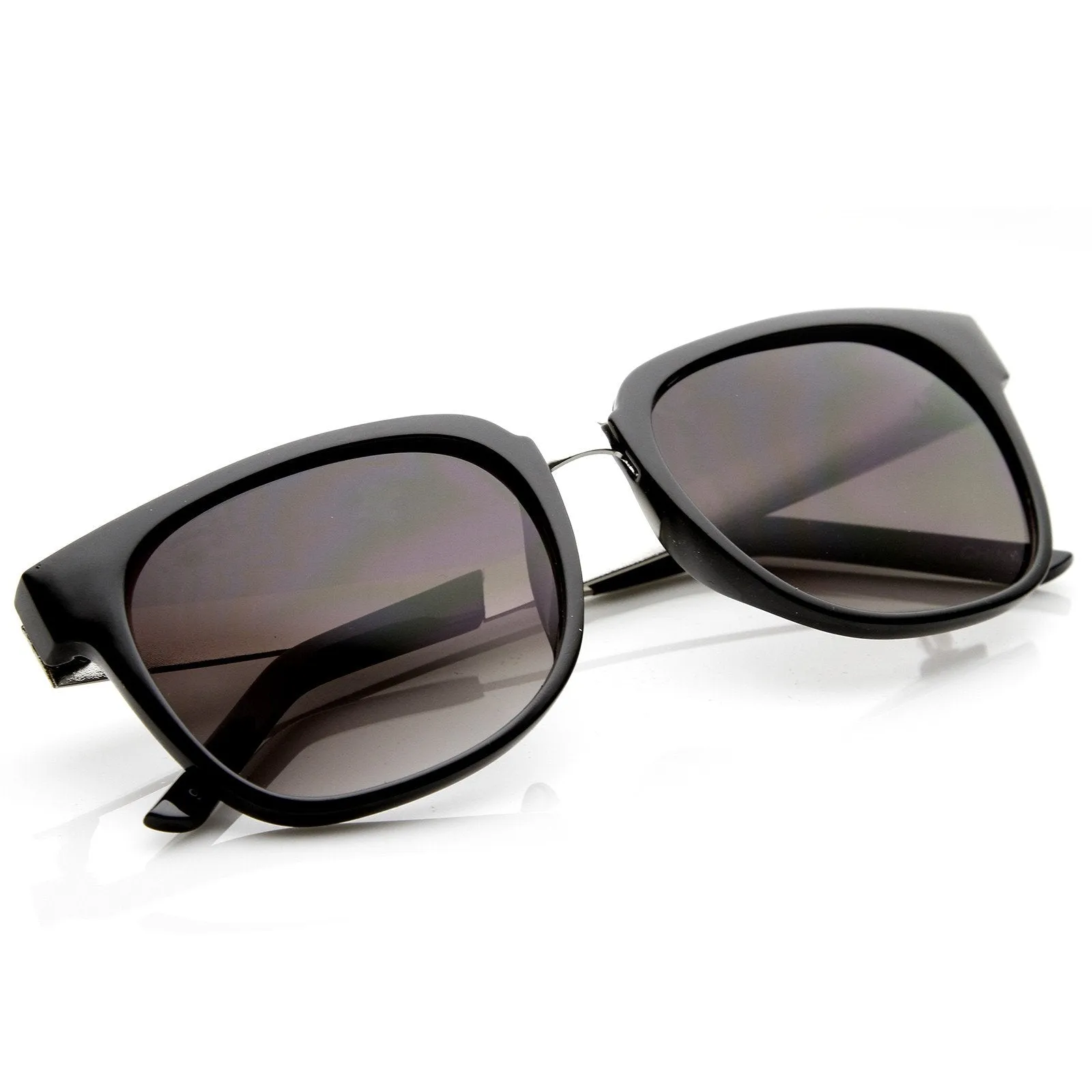 Premium Hipster Premium Metal Arm Horned Rim Glasses 8632 sold by ZeroUV product image thumbnail 4