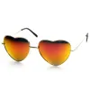 Women's Heart Shape Metal With Mirrored Lens Sunglasses 9436 sold by ZeroUV